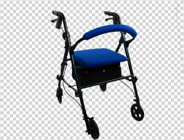 1234 - Crutcheze Sport Pink Rollator Walker Seat And Backrest