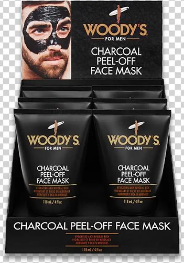 Black Mask 6pc - Woody's Quality Grooming For Men Beard Balm 60ml/ 56.7