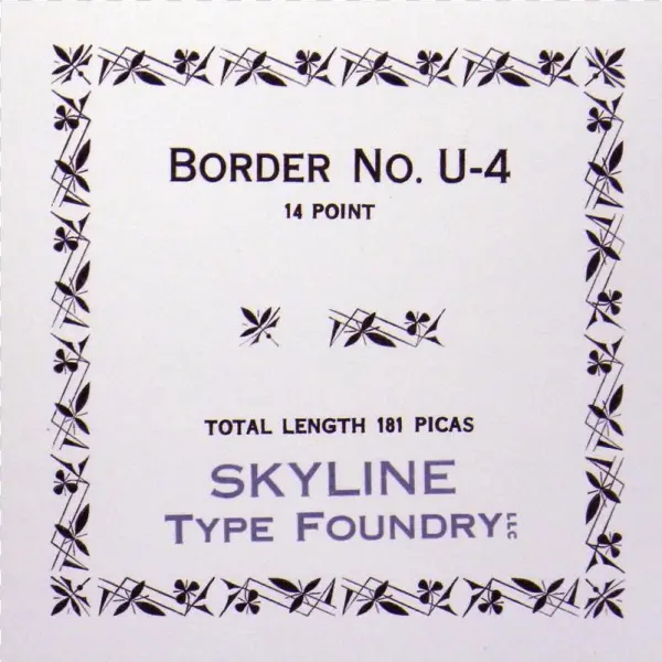 Border No - U-4 - 1259