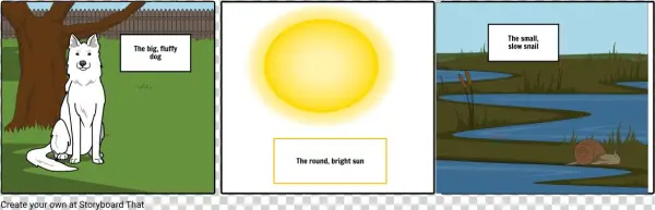 Coordinate Adjectives - Storyboard