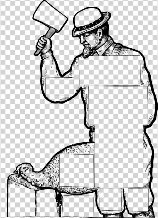 Medium Image - Pilgrimage Clipart