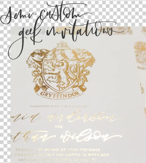 Semicustom Geek Invitations