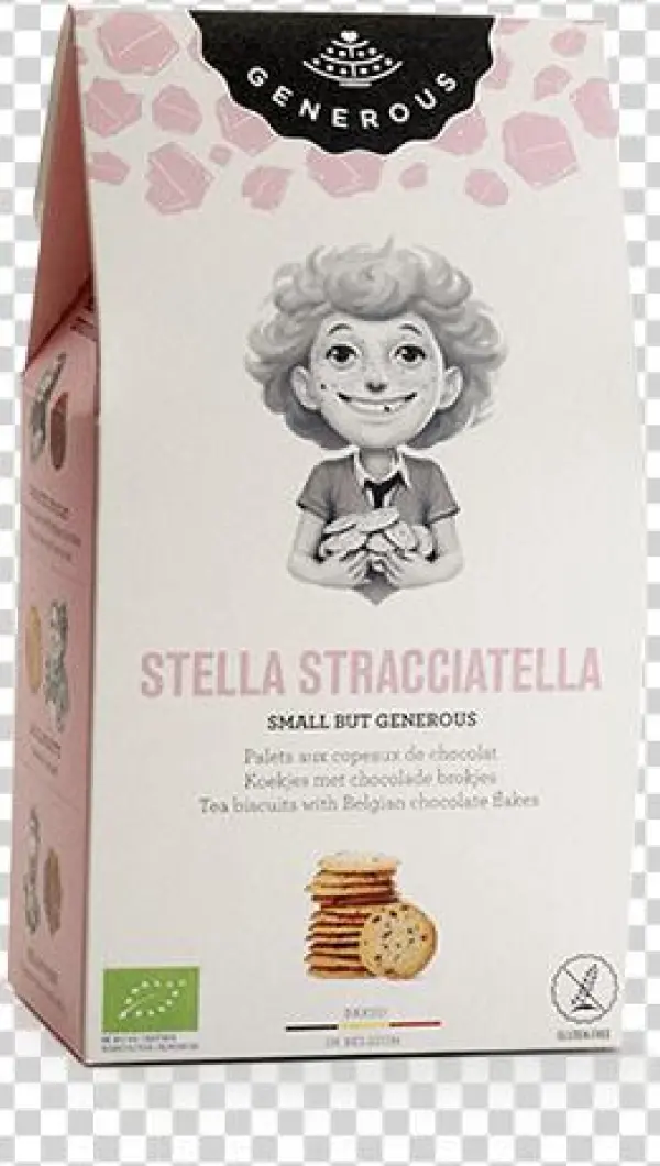 Tea Biscuits With Belgian Chocolate Flakes - Generous Stella Stracciatella