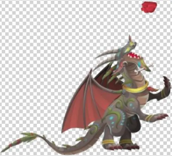 Tribal Dragon 3l - Cartoon