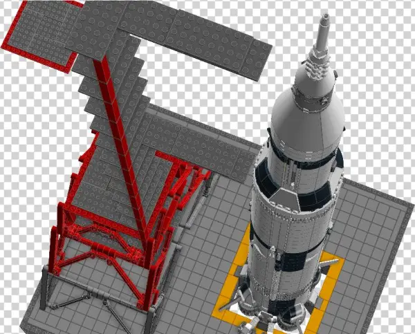 020 Saturnv Scale Test - Missile