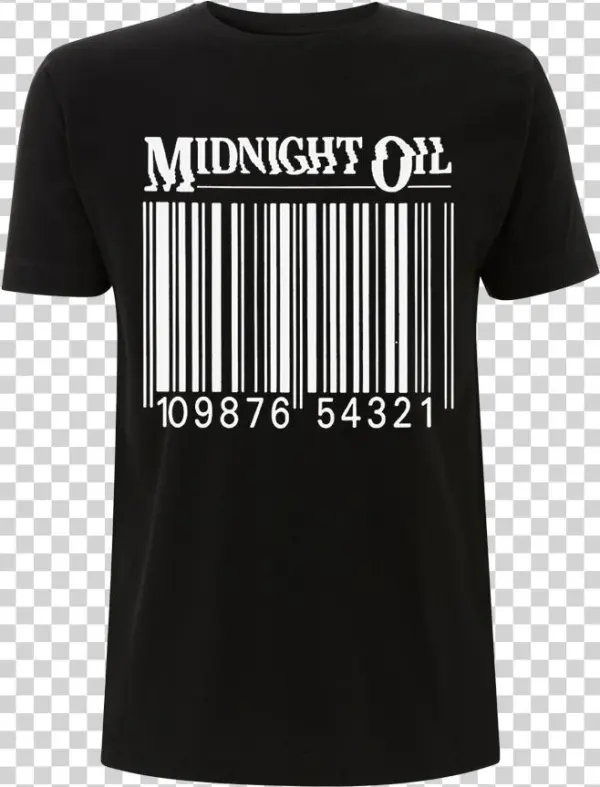 'barcode' Black T-shirt - T-shirt