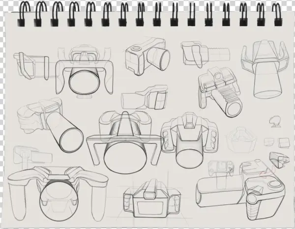 Camera Combine Sketches Notepad1