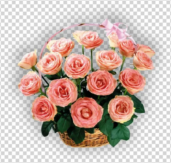 ¡feliz Findey Feliz Día De La Madre - Кліпарт Корзина Роз
