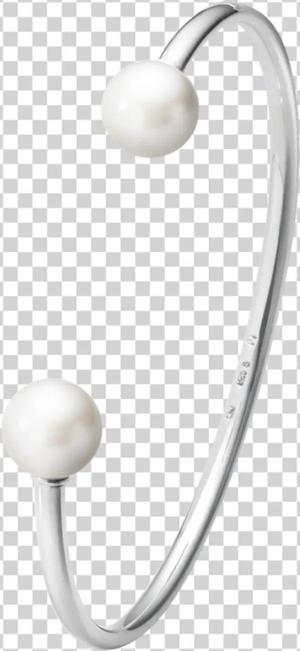 Georg Jensen Moonlight Grapes Open Armreif 925 Silber,