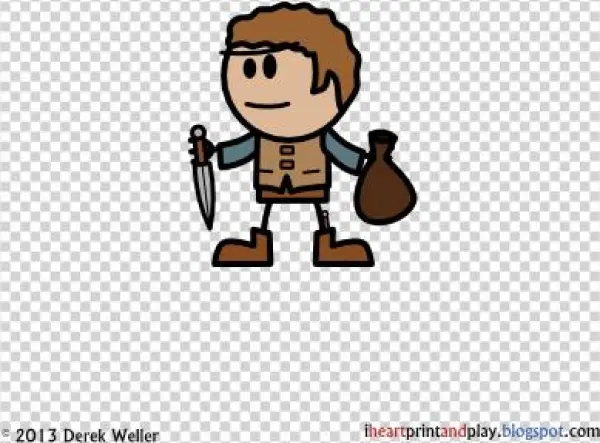 Halfling Rogue Winstanley Portico - Cartoon