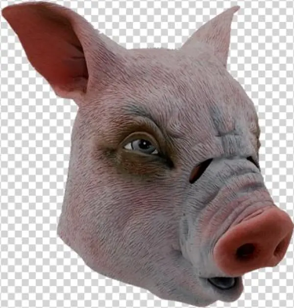 Orlob Vollkopfmaske Schwein Karneval Fasching Maske