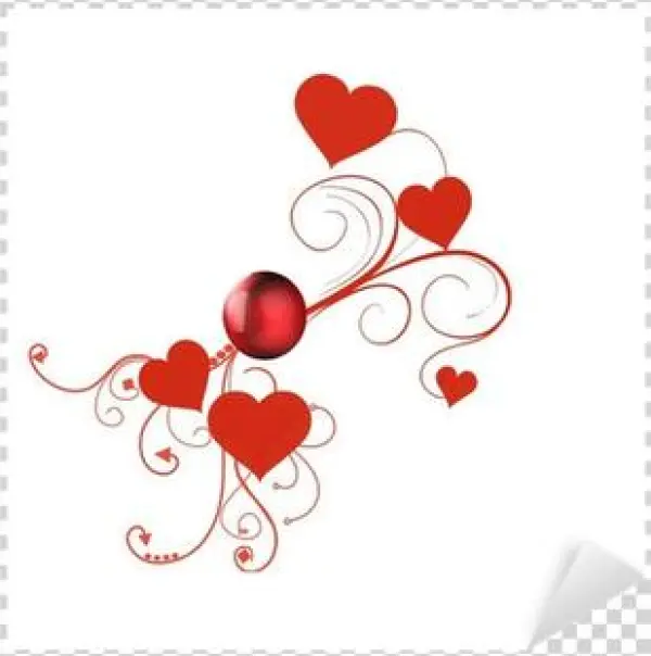 Vinilo Pixerstick Antecedentes Corazones Rojos • Pixers® - Elegance