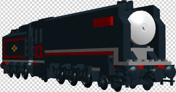 With Long Smoke Deflectors - Locomotive