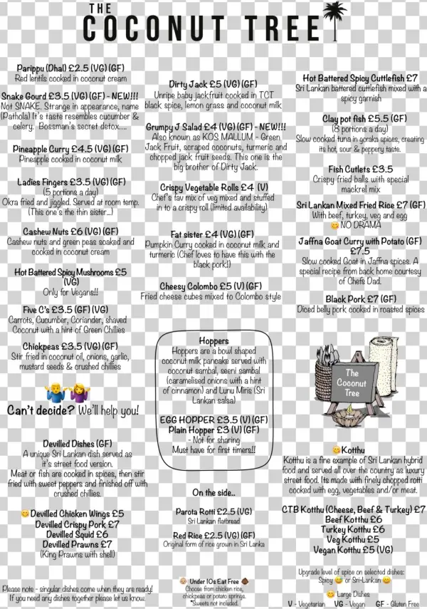 20181221 Bristol Menu