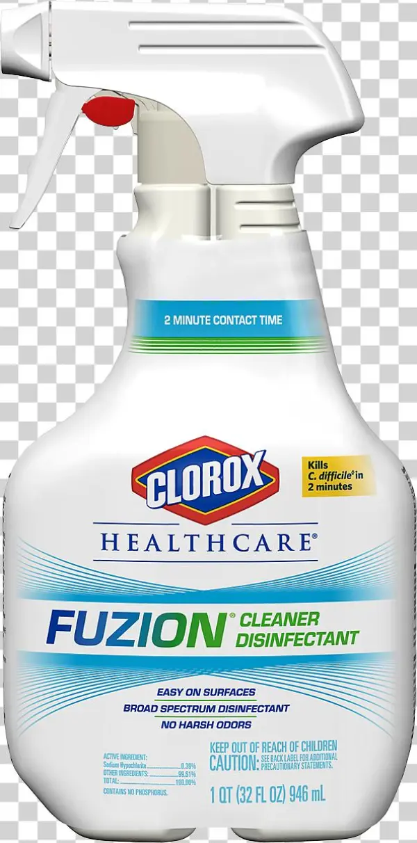 Clorox Healthcare Fuzion Cleaner Disinfectant, Unscented,