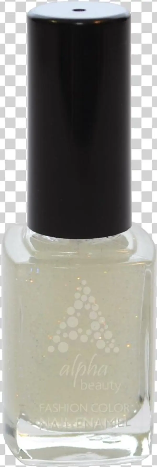 Firm Polish, Transparent Glitter A Beauty - Βερνικι Νυχιων Διαφανο Με Γκλιτερ