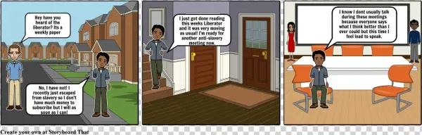 Frederick Douglass - Cartoon