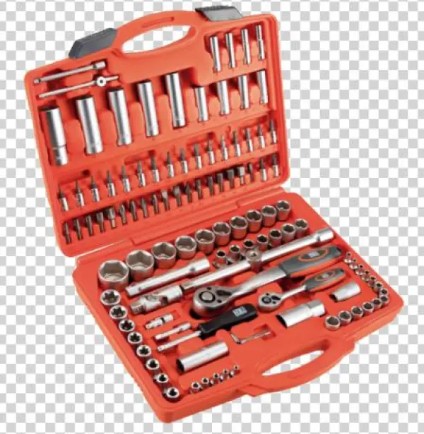 Juego 94 Pz Llaves Y Vasos - Alyco 192392 Combined Set Of Keys Cups 1/2 1/4" 94
