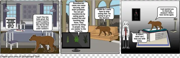 Marine Worms - Cartoon