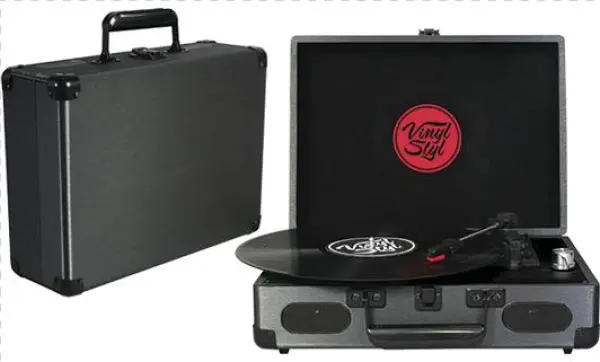 Vinyl Styl Groove Portable Turntable, Graphite