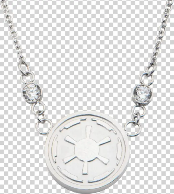 Galactic Empire Symbol Crystal Necklace