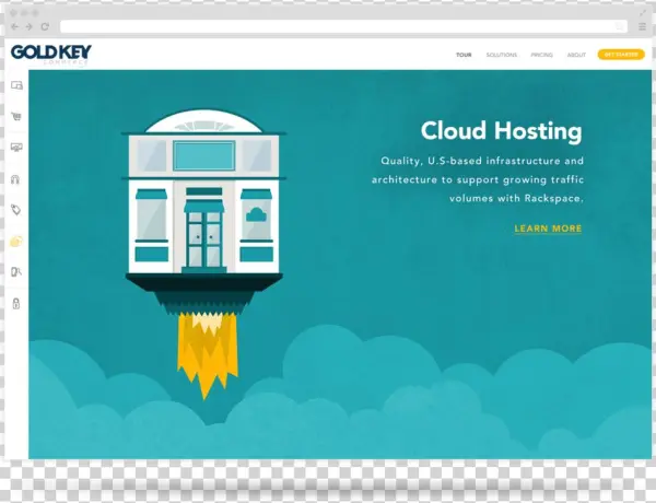 Goldkey Design 5 - Web Page