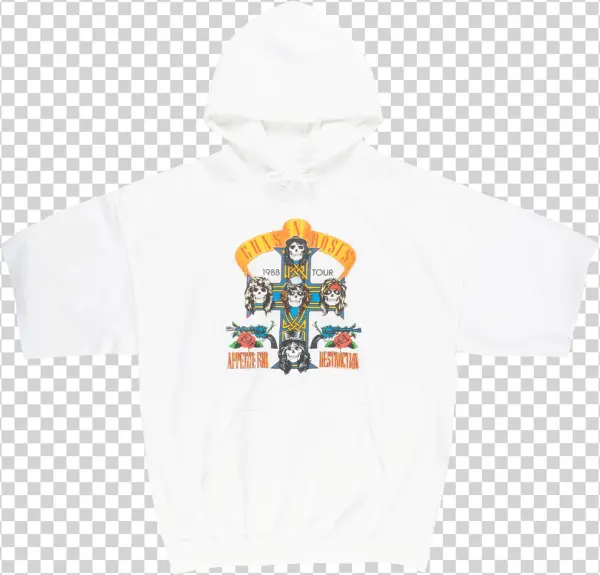 Guns N Roses Appetite For Destruction 1988 Tour Hoodie