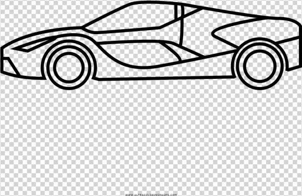 Laferrari Drawing Vector Free