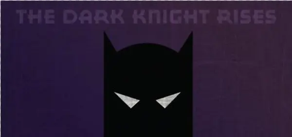 New Minimalist Poster For The Dark Knight Rises