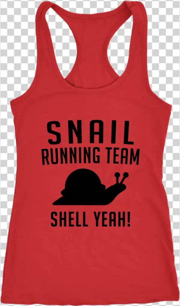 Snail Running Team Shell Yeah Tank - Mothers Day Gift, Mom Life, First Mothers Day, Mom