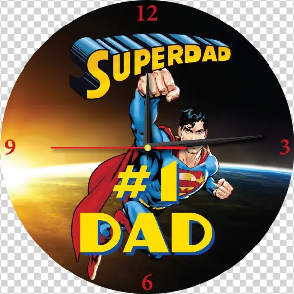 Superdad-clock