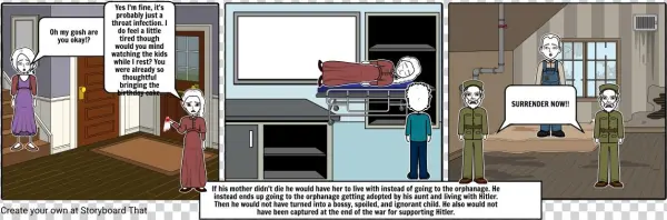 The Boy At The Top Of The Mountain - Cartoon