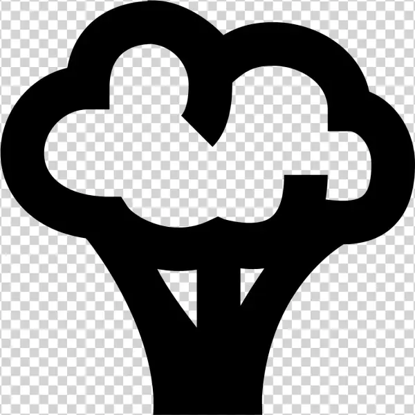 This Is A Picture Of A Piece Of Broccoli With A Puffy - Брокколи Иконка