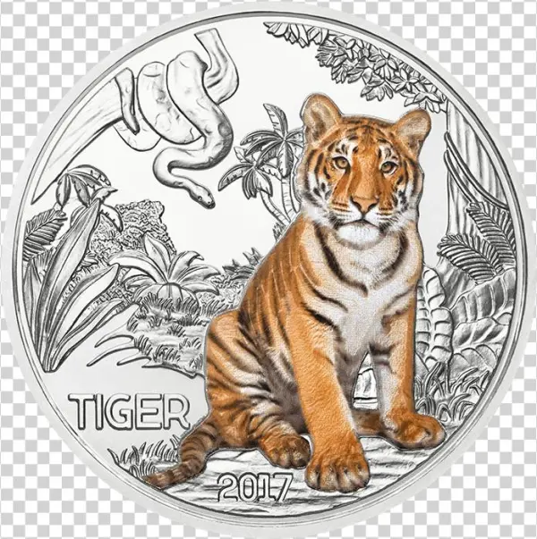 Animal Coin The Tiger
