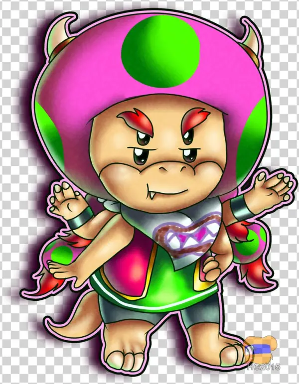 Bowserfrickenjunior Redraw Of My Fusion Of Bowser Jr