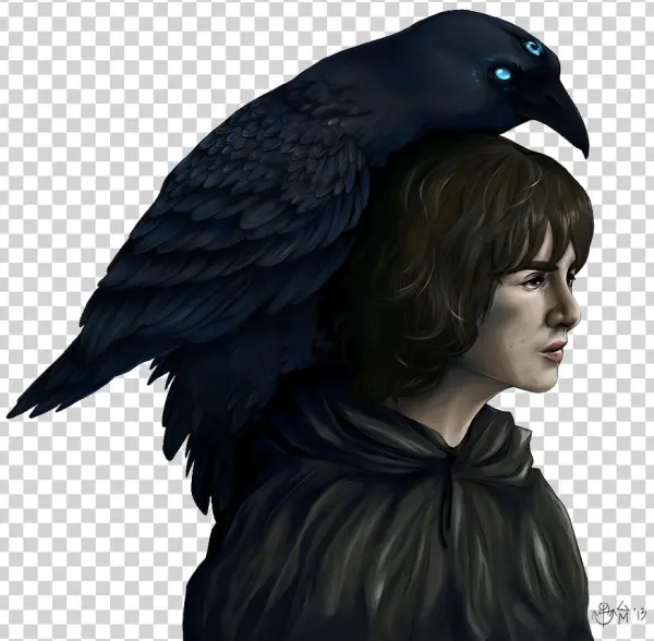 Bran Stark Png Transparent Image - Бран Старк И Ворон