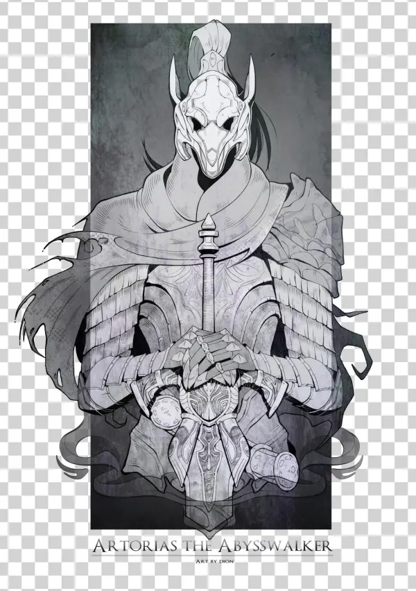 “but Cometh Thee Not For The Grave Of Sir Artorias - Artorias The Abysswalker Helmet