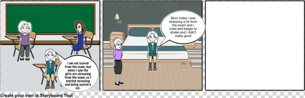 Fear Of Exams - Cartoon