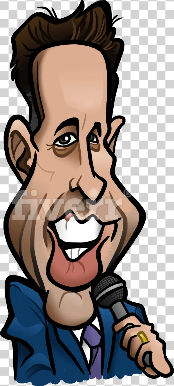 Graphic Black And White Draw A Caricature By - Cartoon