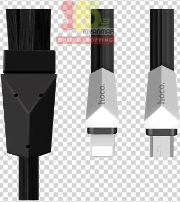 Hoco X4 One Pull Two Zinc Alloy Rhombus Charging Cable