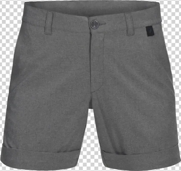 Women's Golf Printed Shorts Grey Melange