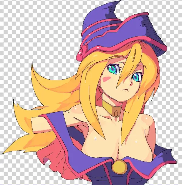 Dark Magician Girl Drawn By - Cartoon