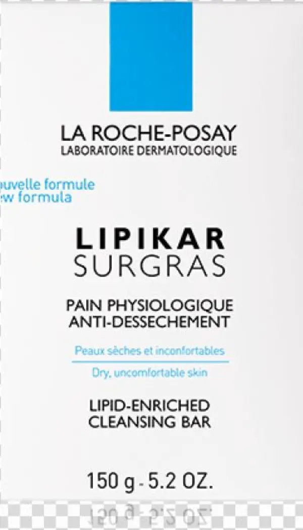 La Roche-posay Lipikar Surgras Cleansing Bar 150g - La Roche Posay - Lipikar Surgras Cleansing Bar (150g/5.2oz)
