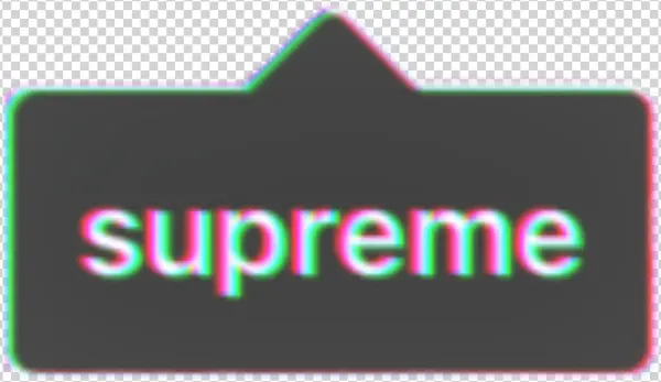 Supreme Sticker Png