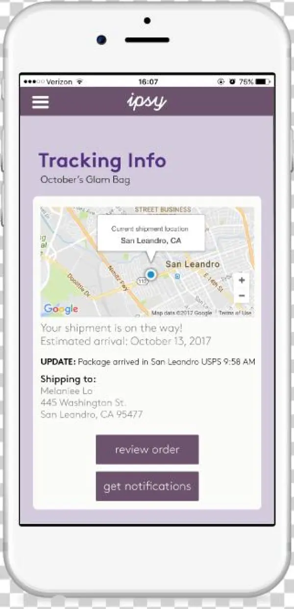 Tracking Landing Page