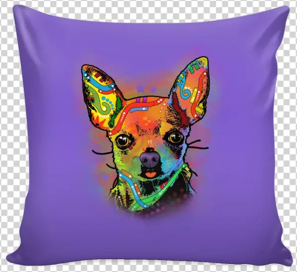 Chihuahua Pillow Cover, Multiple Colors