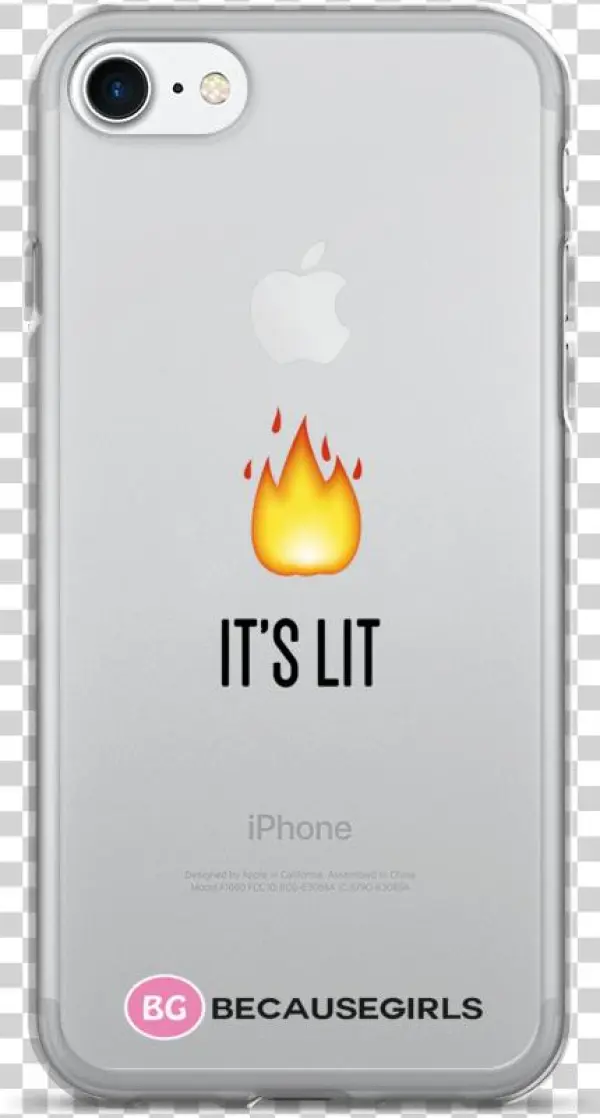 It's Lit Clear Iphone Case