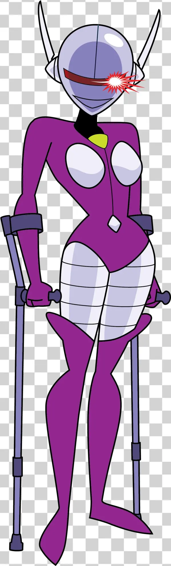 Connie Mark 2 With Crutches