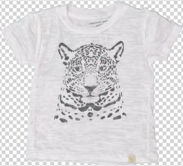 Léo Burnout Tee In White