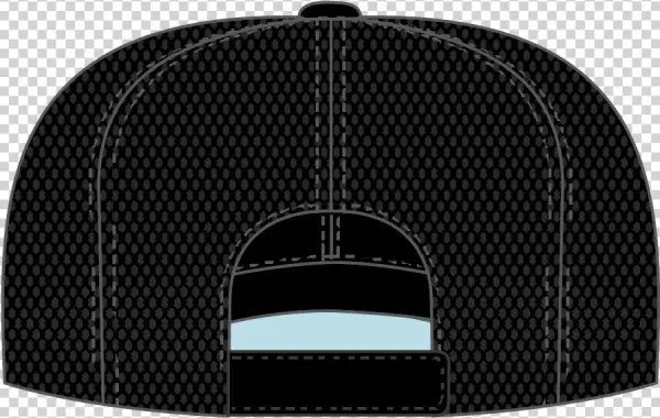 Logo Mesh Back Hat Black